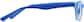 Side view of Kids’ Rectangle Glasses 304316 in Blue thumbnail