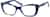 Angle view of Cat-Eye Glasses 305226 in Blue thumbnail