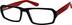 Rectangle Glasses 306221 in Black