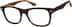 Square Glasses 306315 in Brown