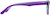 Side view of Square Glasses 306317 in Purple thumbnail