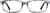 Front view of Rectangle Glasses 307131 in Pattern thumbnail