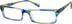 Rectangle Glasses 307316 in Blue