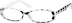 Oval Glasses 307931 in Black
