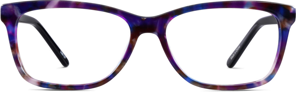 Purple Rectangle Glasses