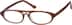 Oval Glasses 309815 in Brown