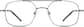 Front view of Aviator Glasses 312012 in Gray thumbnail