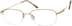 Rectangle Glasses 312414 in Gold