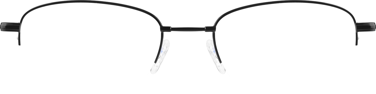 Black Rectangle Glasses #312421 | Zenni Optical