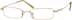 Rectangle Glasses 312714 in Gold