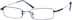 Rectangle Glasses 312716 in Blue