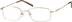 Rectangle Glasses 313214 in Gold