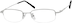 Rectangle Glasses 314411 in Silver