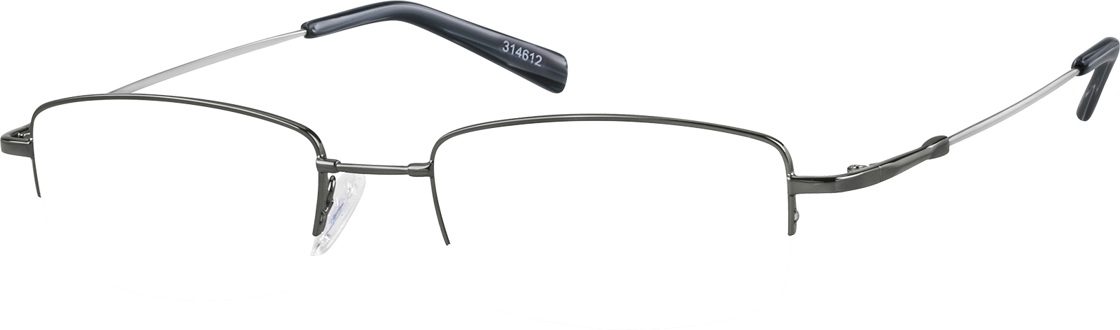 Black Rectangle Glasses #314621 | Zenni Optical