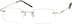 Rimless Glasses 314914 in Gold