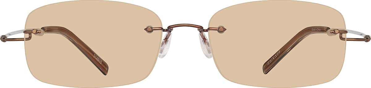 Cartier ct0162o champagne gold rimless store men eyeglasses