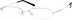 Rectangle Glasses 315711 in Silver
