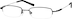Rectangle Glasses 315721 in Black