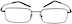 Rectangle Glasses 316121 in Black