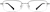 Front view of Rectangle Glasses 316212 in Gray thumbnail