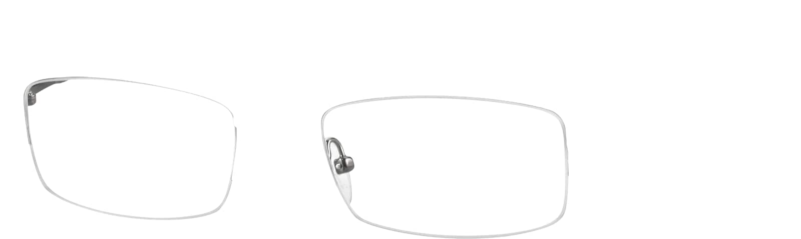 Silver Rectangle Glasses #316211 | Zenni Optical