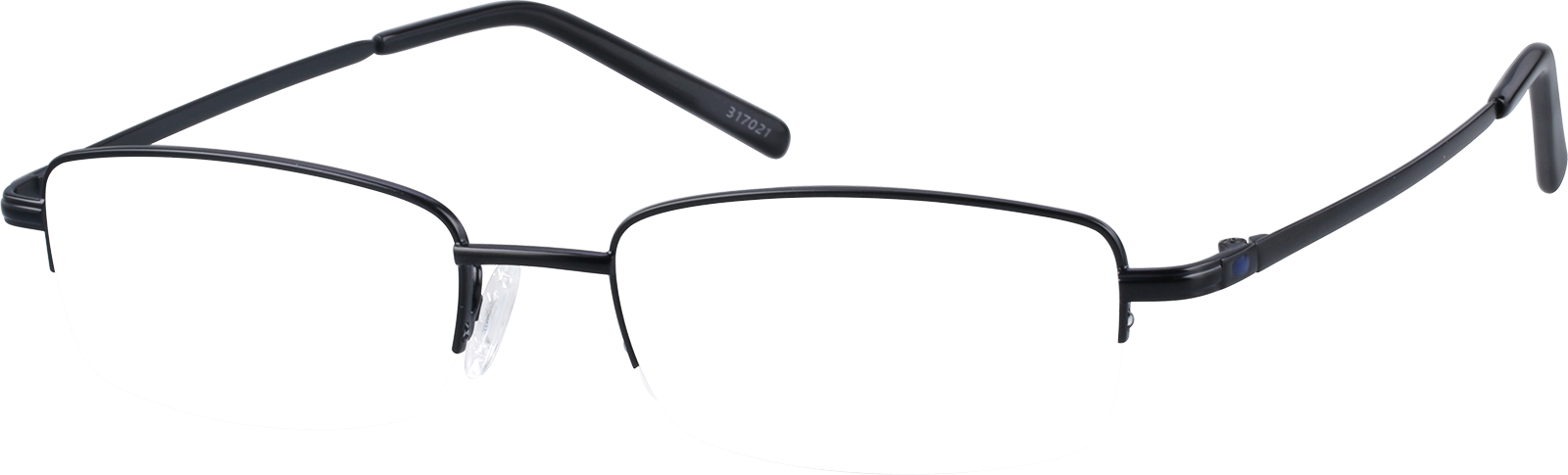 Black Rectangle Glasses #317021 | Zenni Optical