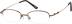 Oval Glasses 317915 in Brown