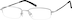 Rectangle Glasses 318611 in Silver
