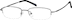 Rectangle Glasses 318612 in Gray