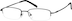 Rectangle Glasses 318621 in Black
