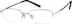 Rectangle Glasses 318711 in Silver