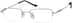 Kids’ Rectangle Glasses 319211 in Silver
