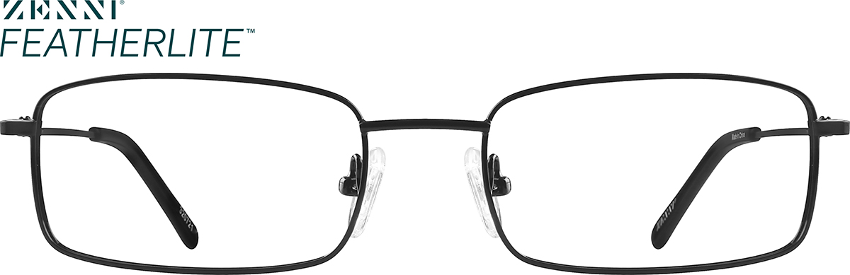 Black Rectangle Glasses