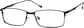 Angle view of Rectangle Glasses 3210021 in Black thumbnail
