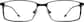 Front view of Rectangle Glasses 3210021 in Black thumbnail