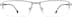 Rectangle Glasses 3210111 in Silver
