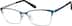 Rectangle Glasses 3210316 in Blue