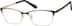 Rectangle Glasses 3210321 in Black