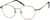 Angle view of Round Glasses 3210415 in Copper thumbnail