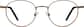 Front view of Round Glasses 3210415 in Copper thumbnail