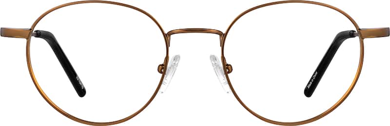 Copper Round Glasses