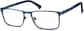 Angle view of Twenty-eight Glasses 3210616 in Blue thumbnail