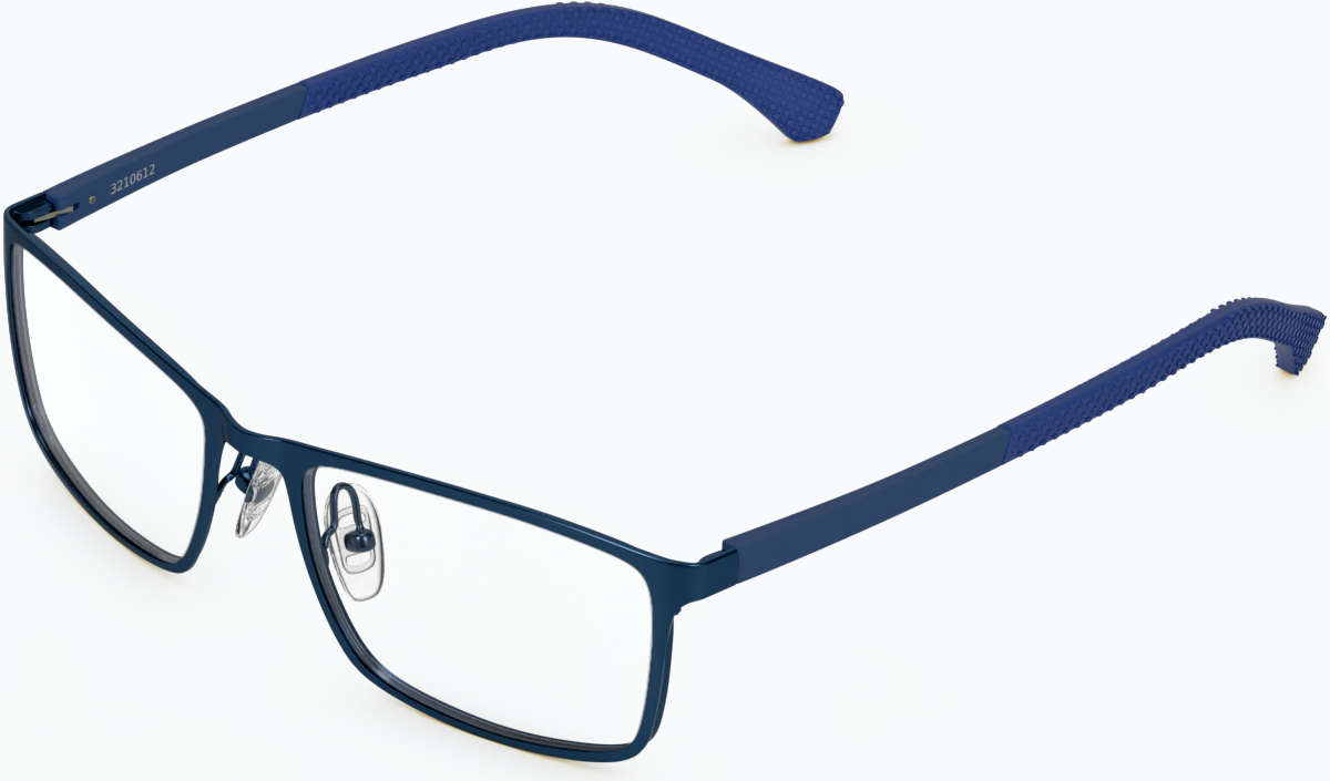 Angle view of Twenty-eight Glasses 3210616 in Blue thumbnail