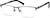 Angle view of Rectangle Glasses 3210712 in Gray thumbnail