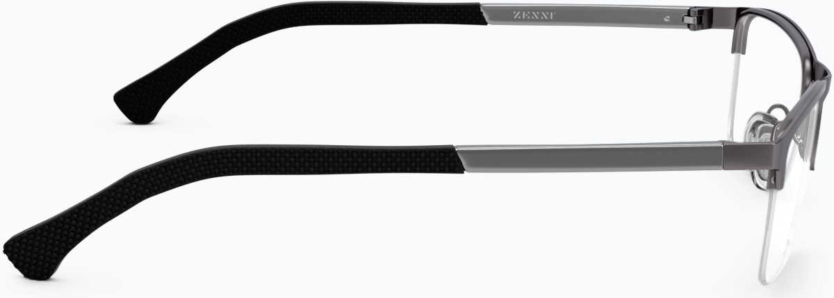 Side view of Rectangle Glasses 3210712 in Gray thumbnail