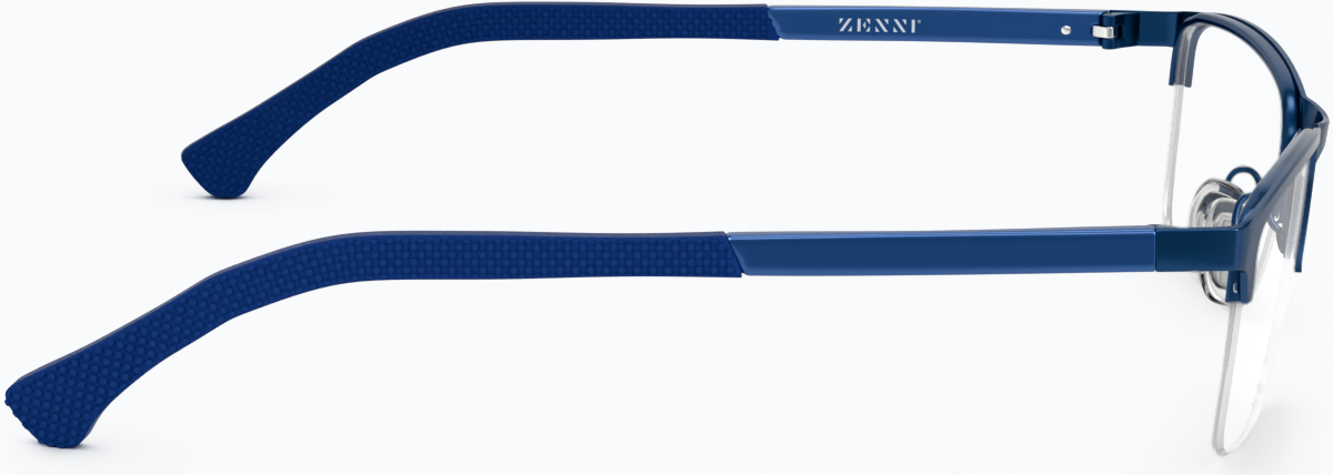 Side view of Rectangle Glasses 3210716 in Blue thumbnail