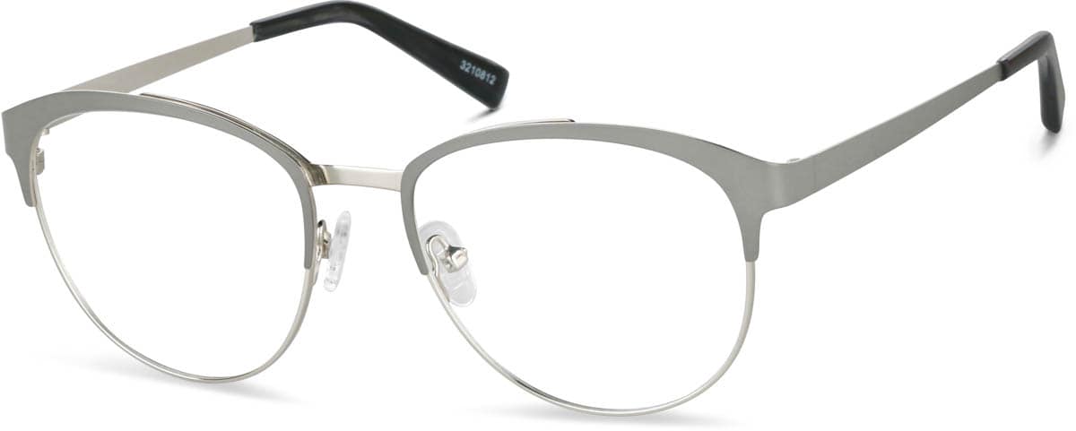 Angle view of Round Glasses 3210812 in Gray