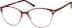 Cat-Eye Glasses 3211018 in Carnelian Red