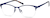 Angle view of Rectangle Glasses 3211216 in Navy thumbnail