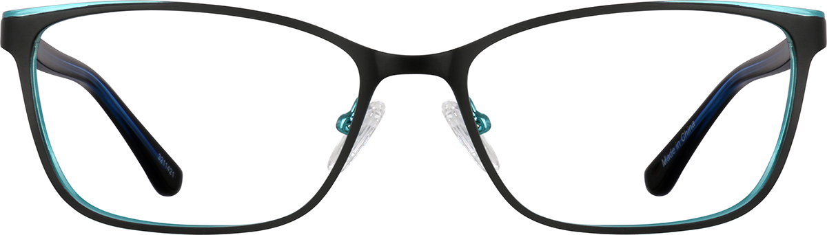 Black Rectangle Glasses